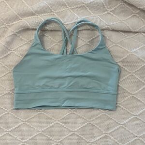 Lululemon light blue sports bra